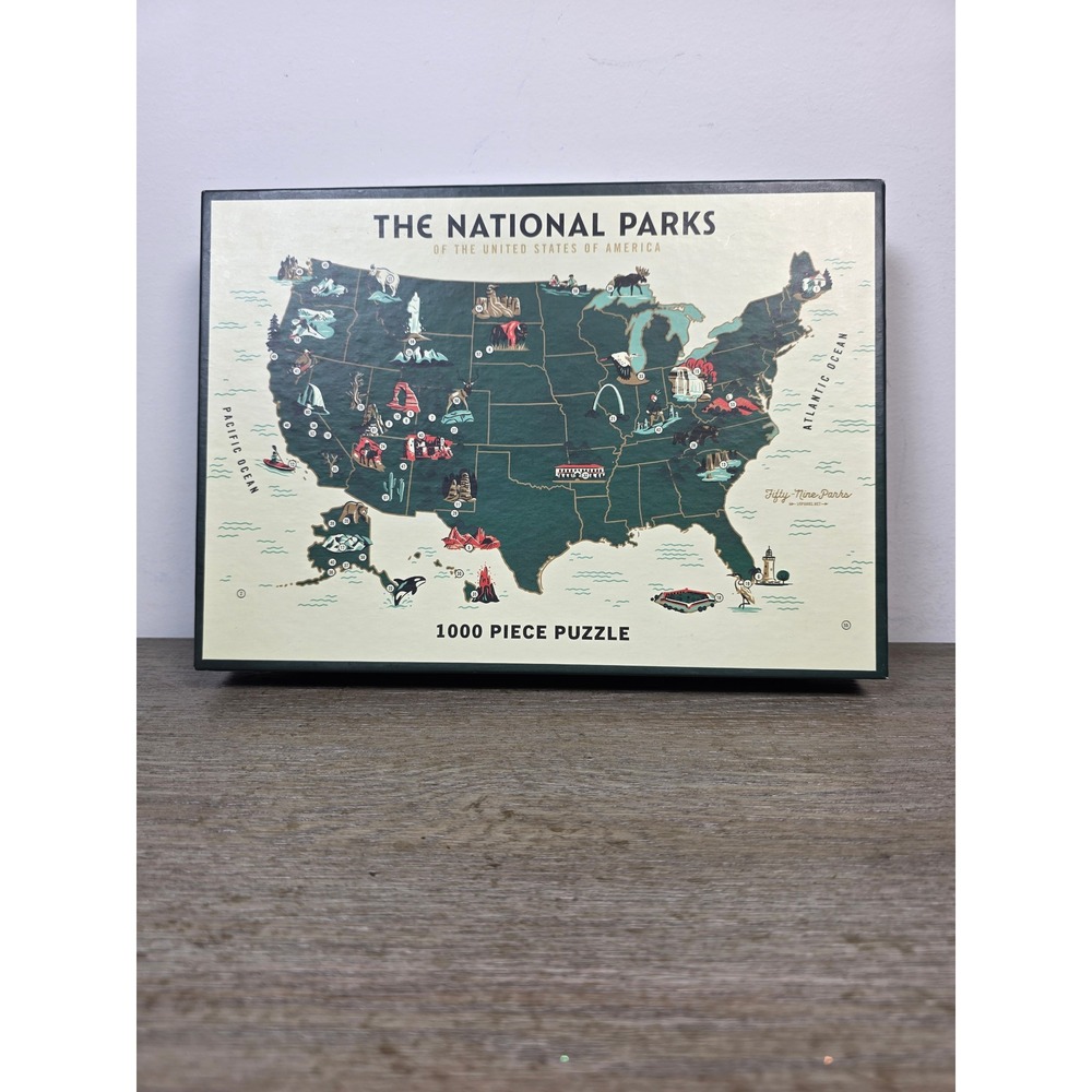 The National Parks of the United States of America - 1000 Piece Jigsaw Puzzle